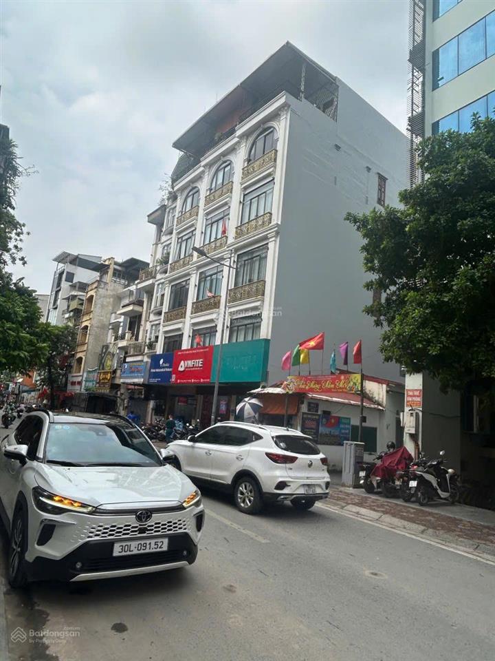 2 mặt phố vương thừa vũ 6 tầng, 92m thông sànvỉa hè rộng 5m thang máy!