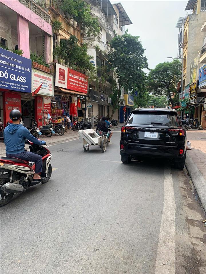 2 mặt phố vương thừa vũ 6 tầng, 92m thông sànvỉa hè rộng 5m thang máy!