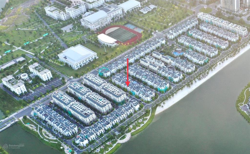 Quỹ căn cắt lỗ  song lập 150m²  giá 24 tỷ  view hồ 24,5ha, gần tttm vincom  (sẵn sổ đỏ)
