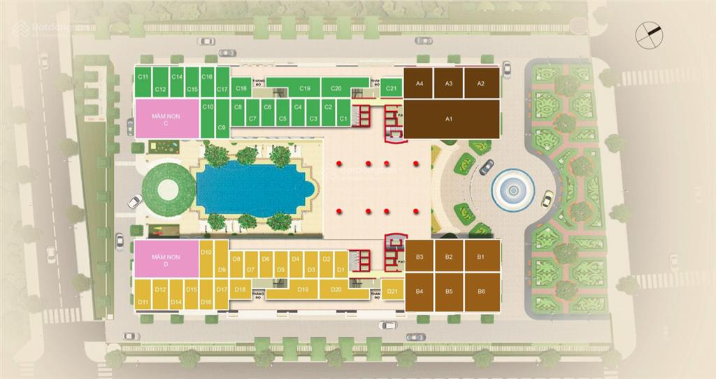 Cho thuê căn shophouse ngay cổng chính chung cư dream home palace