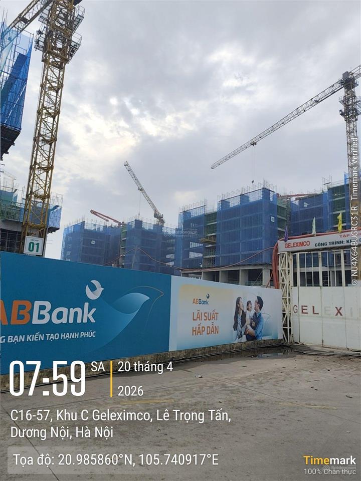 Duy nhất căn 09 toà c2 tầng 11 chung cư an bình homeland. giá chỉ 5.297 tỷ. ký hdmb trực tiếp cđt