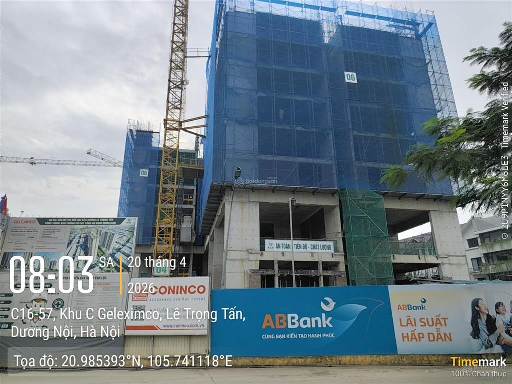 Duy nhất căn 09 toà c2 tầng 11 chung cư an bình homeland. giá chỉ 5.297 tỷ. ký hdmb trực tiếp cđt