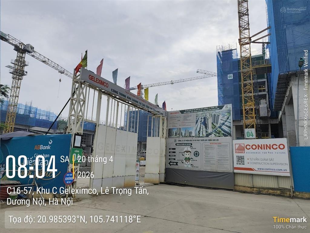 Bán 2pn+ dt 73.9m2 giá tốt nhất, căn 07 tầng 11 toà c2 an bình homeland. ký trực tiếp cđt geleximco
