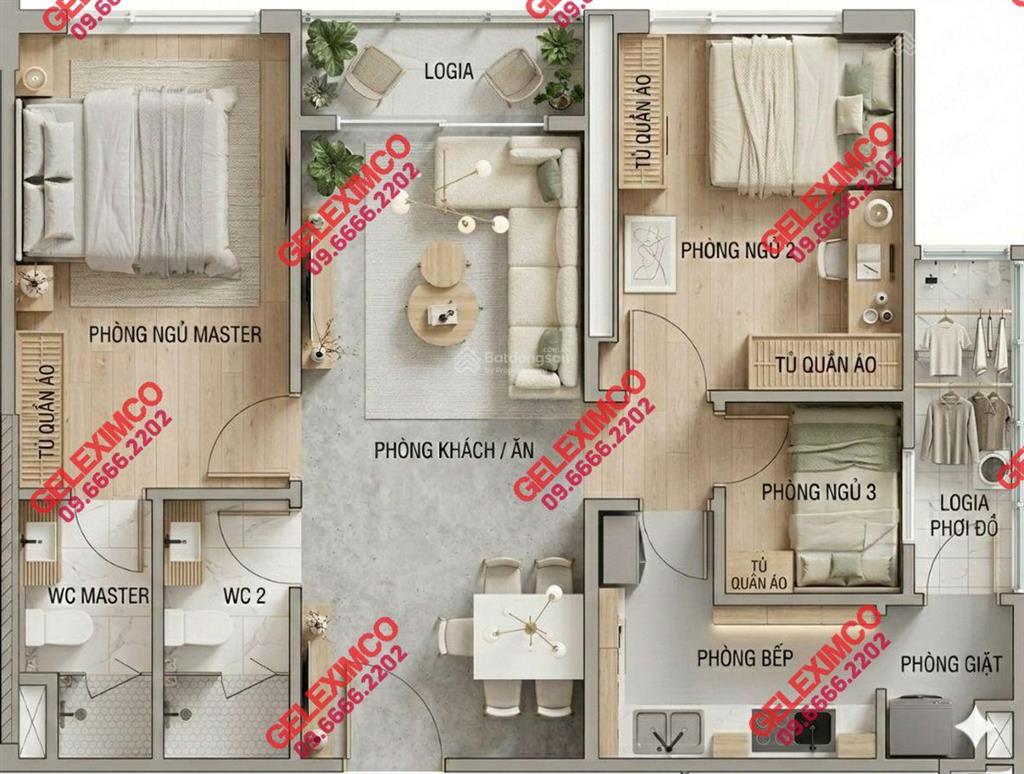 Bán 2pn+ dt 73.9m2 giá tốt nhất, căn 07 tầng 11 toà c2 an bình homeland. ký trực tiếp cđt geleximco