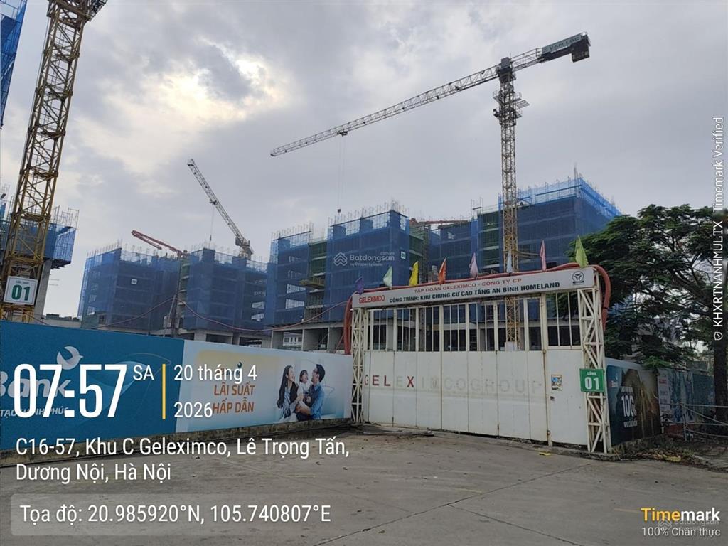 Bán căn góc 01 toà c1 tầng 8 chung cư an bình homeland. giá 80tr/m2 có hỗ trợ ký hợp đồng trực tiếp
