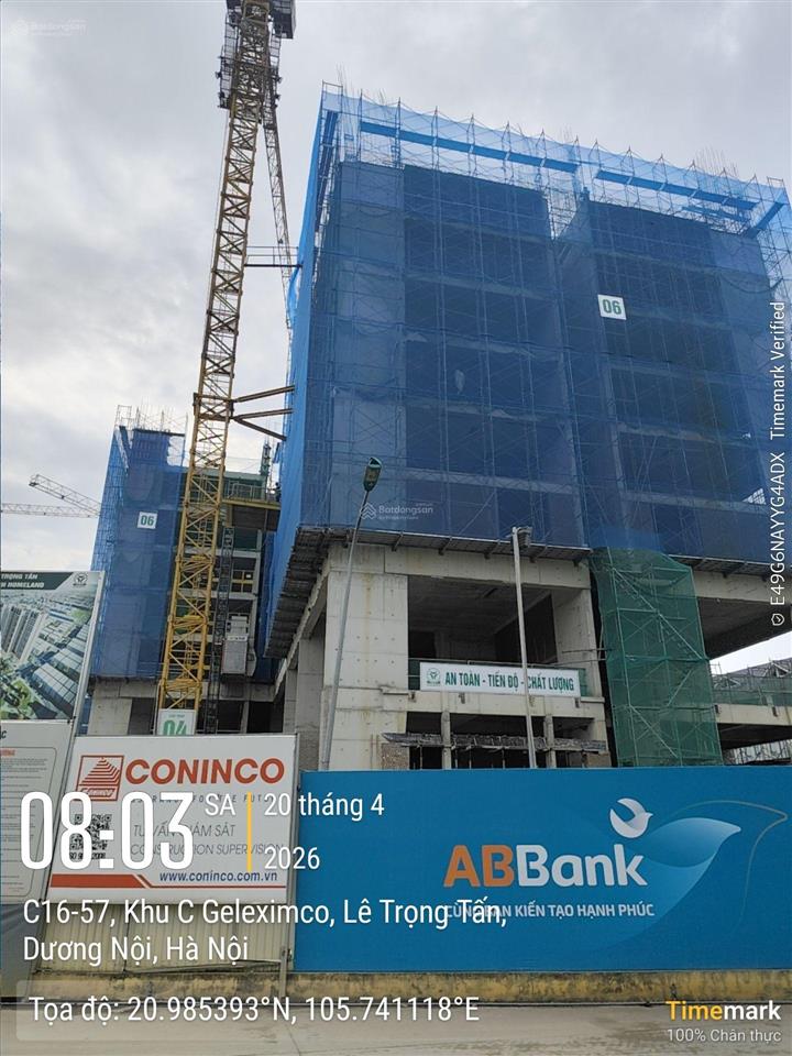 Bán căn góc 01 toà c1 tầng 8 chung cư an bình homeland. giá 80tr/m2 có hỗ trợ ký hợp đồng trực tiếp