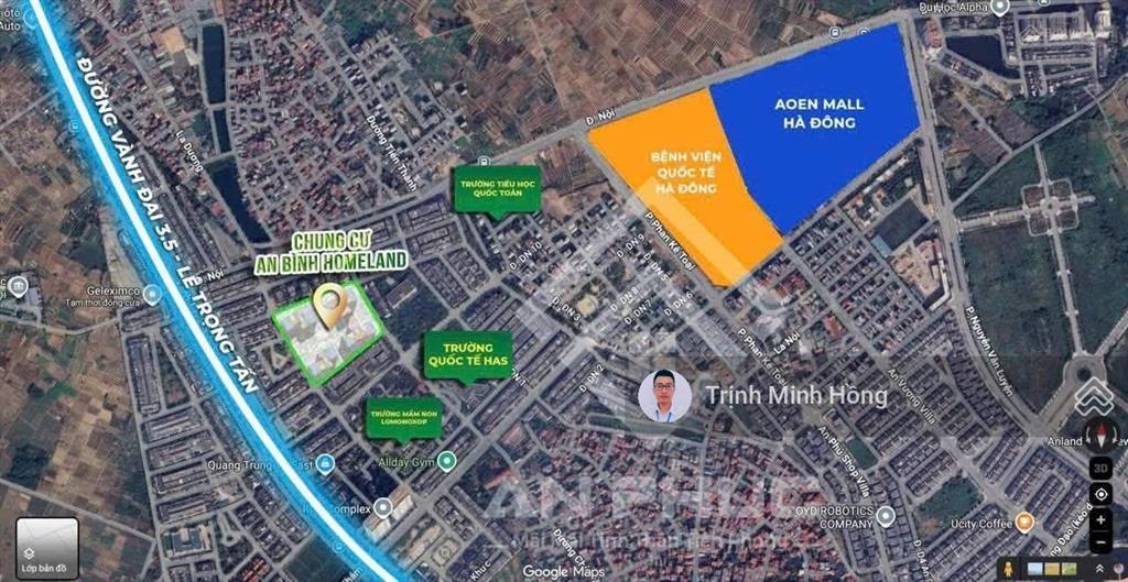 Chính chủ bán căn c4  1803 hướng đn 73.9m2 thiết kế 2pn + có thể lên 3pn. cc an bình homeland