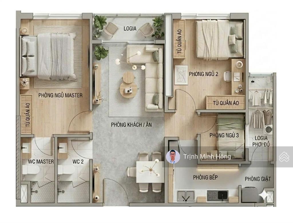 Chính chủ bán căn c4  1803 hướng đn 73.9m2 thiết kế 2pn + có thể lên 3pn. cc an bình homeland