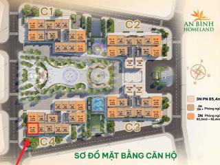 Bán căn 3pn 92.2m2 hướng đông nam đẹp của an bình homeland. c4  1605 (căn 05 toà c4) chỉ 67tr/m2