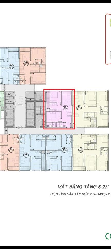 Bán căn hộ 3pn 2wc chung cư an bình homeland. dt 85.4m2 thiết kế 3pn hướng đn view quảng trường