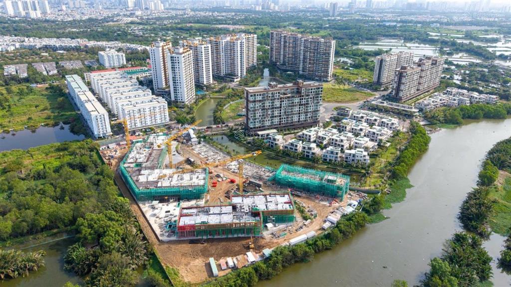 Cập nhật tiến độ trellia cove "ốc đảo" trong lòng mizuki | cđt mở bán giỏ hàng giá gốc tháp t2