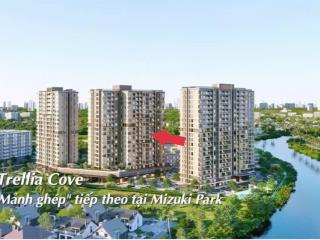 Căn hộ 2pn1wc có ban công 59m2 trellia cove mua trực tiếp cdt giá từ 4 tỷ 2  0915 765 ***