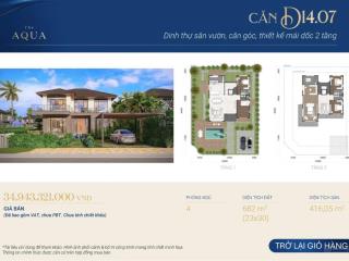 Siêu phẩm biệt thự sân vườn waterpoint 682m2  chiết khấu khủng lên đến 9 tỷ  nhận nhà t11/2026