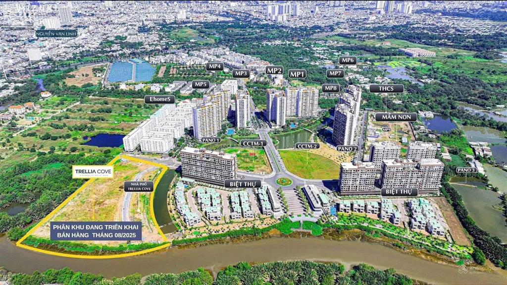 Nhà phố compound trellia cove căn góc view công viên siêu phẩm hiếm tại trellia cove trực tiếp cdt