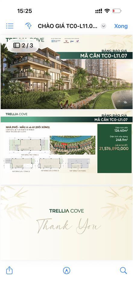 Tiềm năng tăng giá và lý do nên sở hữu trellia cove nhà phố giỏ hàng chủ đầu tư 24 căn trả giãn