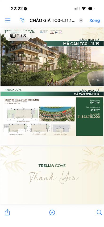 Tiềm năng tăng giá và lý do nên sở hữu trellia cove nhà phố giỏ hàng chủ đầu tư 24 căn trả giãn