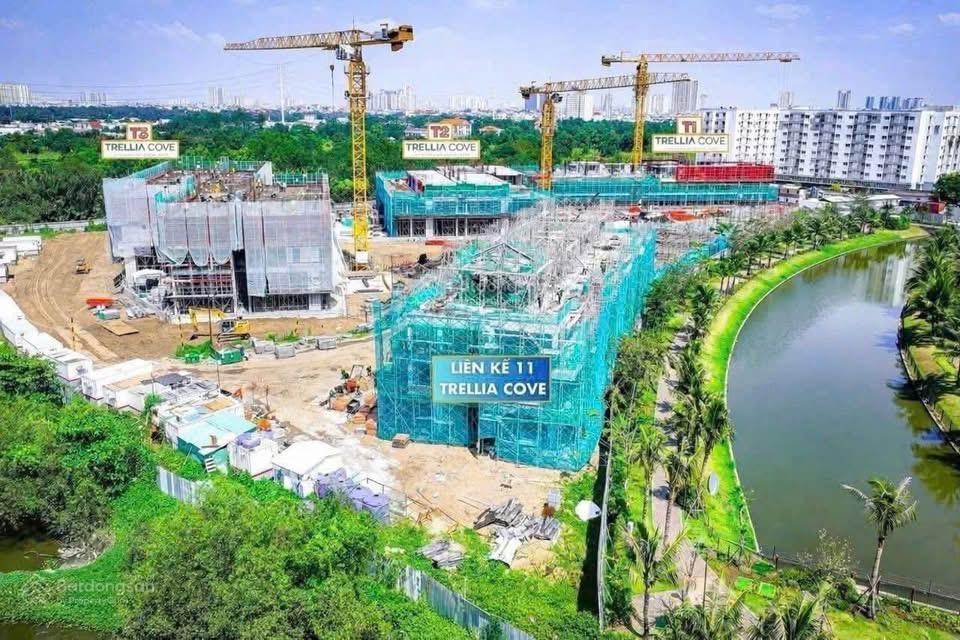 Siêu phẩm nhà phố ven sông trellia cove sở hữu ngay tc0l11.15 tiến độ đến tận 2027
