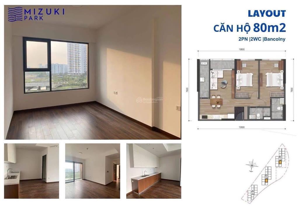 Cần bán 80m² mizuki park giá tốt tháng 6 /2026 view đẹp nhà thoáng mới