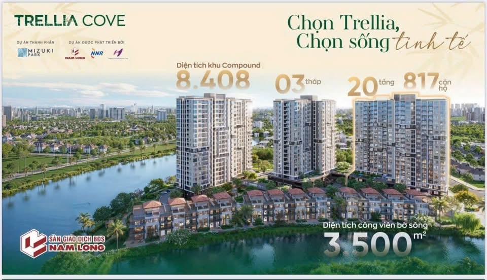 Trellia cove căn hộ 2pn đẹp | ưu đãi gần 790 triệu đồng | csbh tháng 7/2026 nhận nhà tháng 6/2027