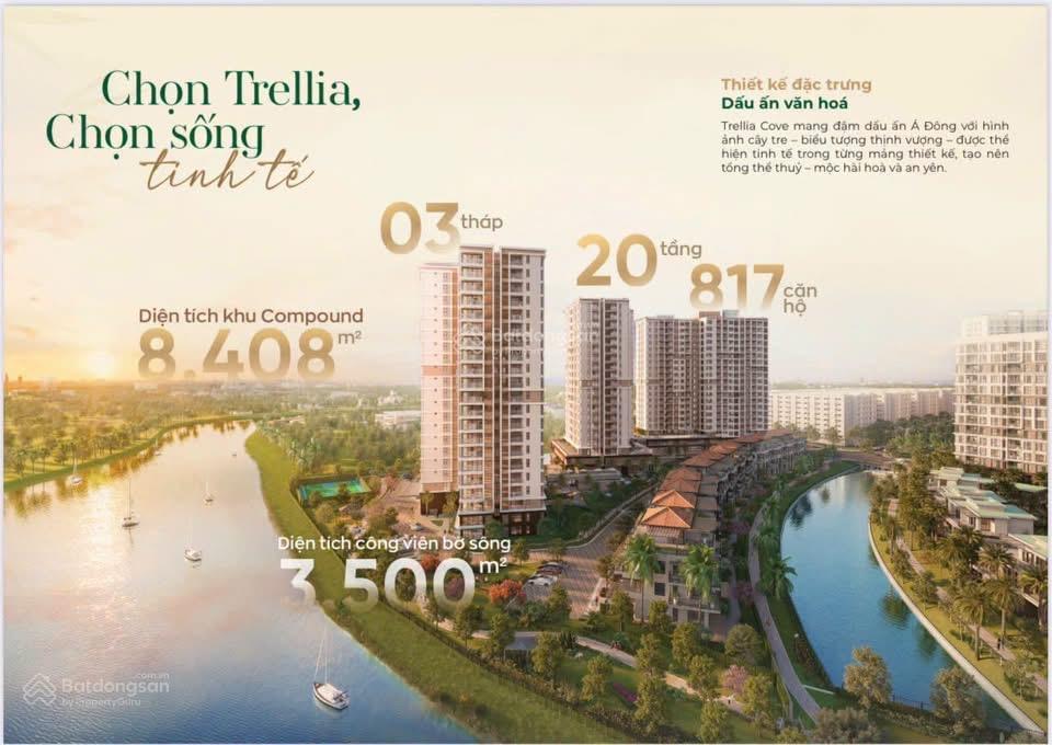 Trellia cove căn hộ 2pn đẹp | ưu đãi gần 790 triệu đồng | csbh tháng 7/2026 nhận nhà tháng 6/2027