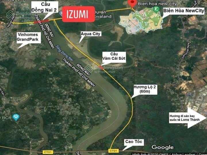 Izumi city bán chuyển nhượng căn nhà phố ngang 6 chỉ từ 52 triệu nhà sẵn ở ngay, đã có sổ hồng