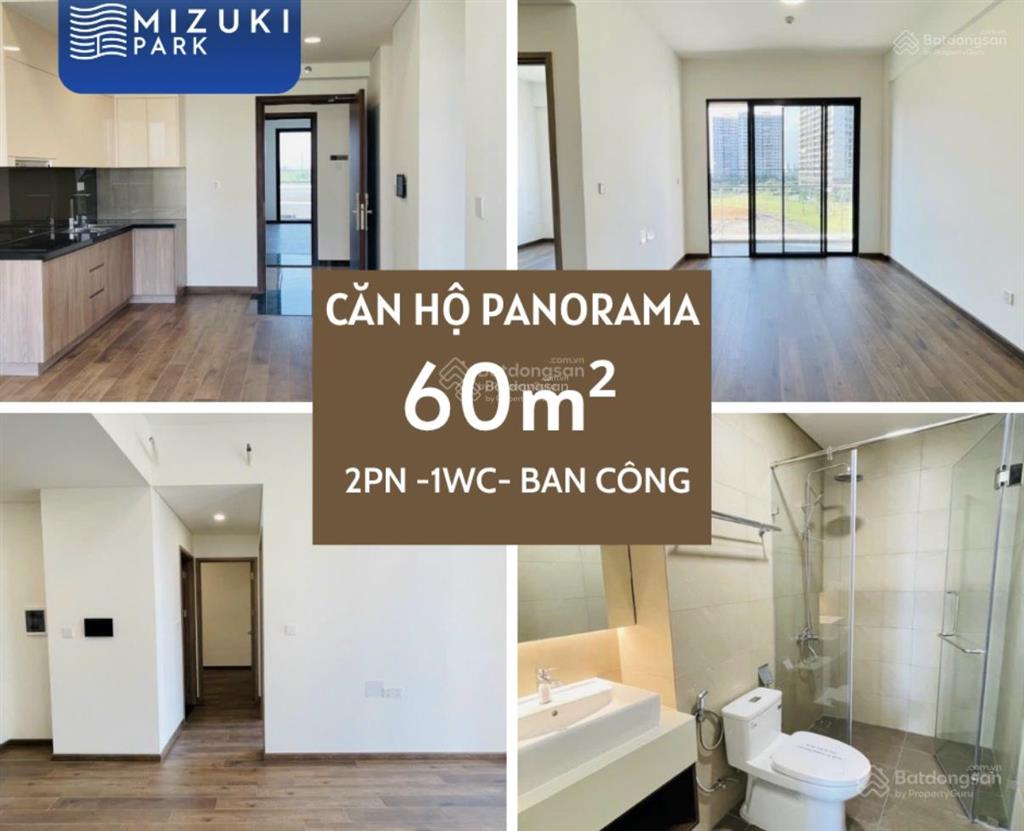 Giỏ hàng mizuki park 2pn 1wc có ban công giá tốt tháng 7/2026, sổ công chứng ngay, nhà sẵn