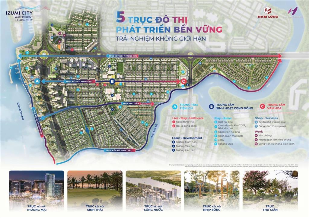 Dự án izumi city tại long hưng, tp. đồng nai  chính sách tháng 9/2026 phân khu canaria