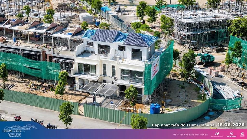 Chính sách izumi city tháng 9/2026 mua nhà phố 8,6 tỷ / căn trả theo tiến độ ưu đãi cdt nam long