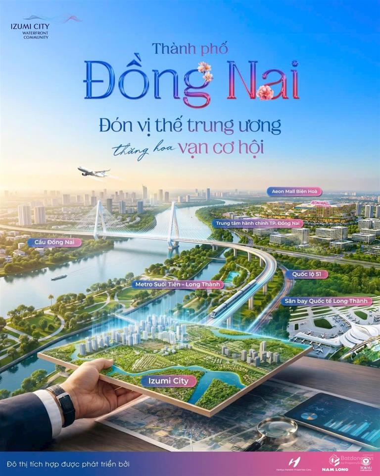 Chính sách izumi city tháng 9/2026 mua nhà phố 8,6 tỷ / căn trả theo tiến độ ưu đãi cdt nam long