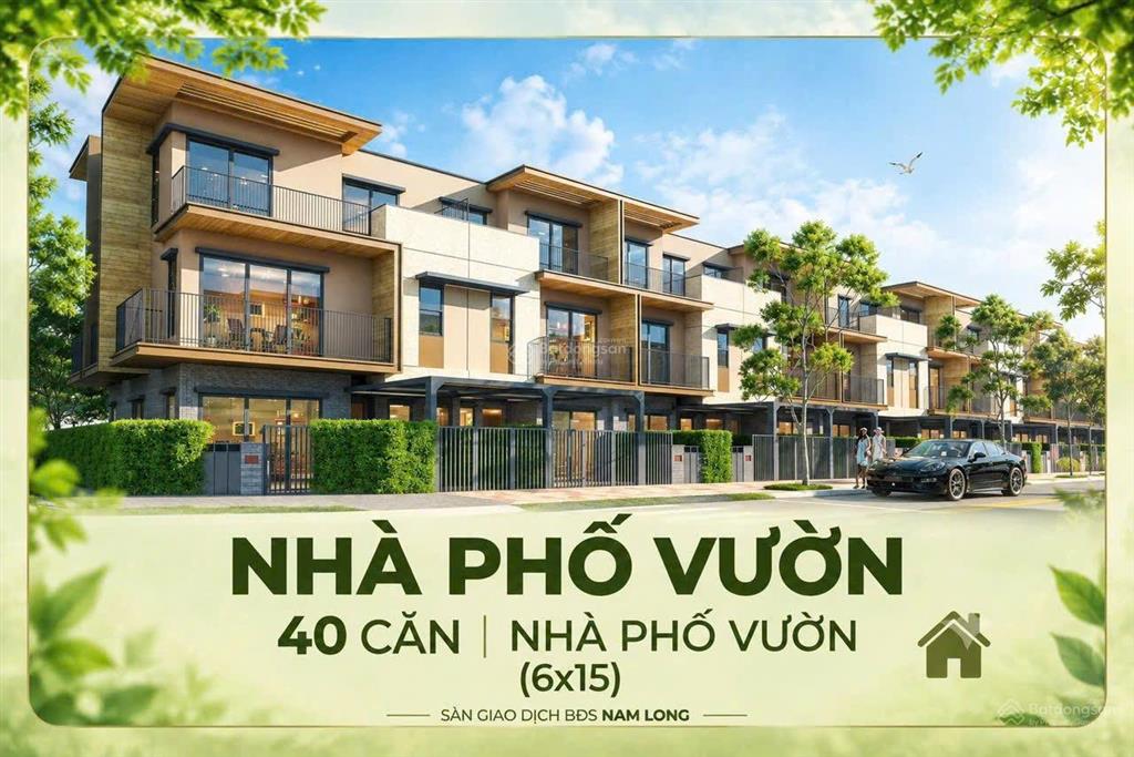 Nhà phố vườn 3 tầng nagomi waterpoint thiết kế mới giá từ 5,49 tỷ thanh toán giãn mua từ cđt
