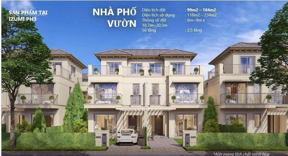 Cơ hội sở hữu căn biệt thự song lập vị trí "hoa hậu" đẹp izumi canaria zone 1.2 giá tốt