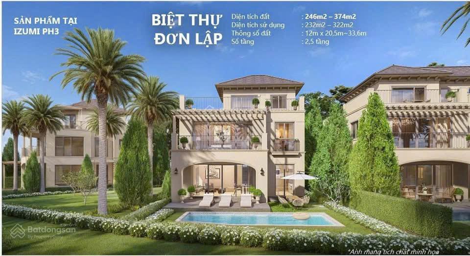 Cơ hội sở hữu căn biệt thự song lập vị trí "hoa hậu" đẹp izumi canaria zone 1.2 giá tốt