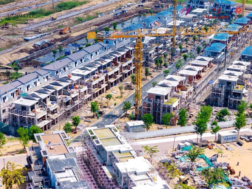 Izumi city tiến độ dự án mới nhất phân khu canaria tháng 10/2026