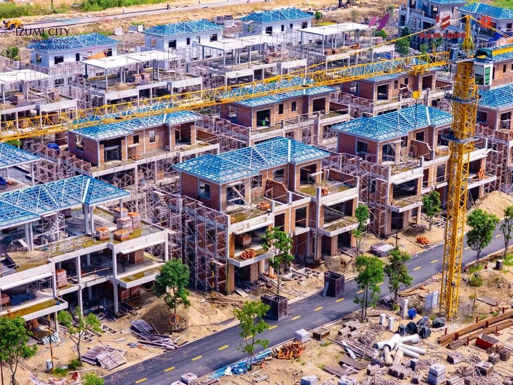 Izumi city tiến độ dự án mới nhất phân khu canaria tháng 10/2026
