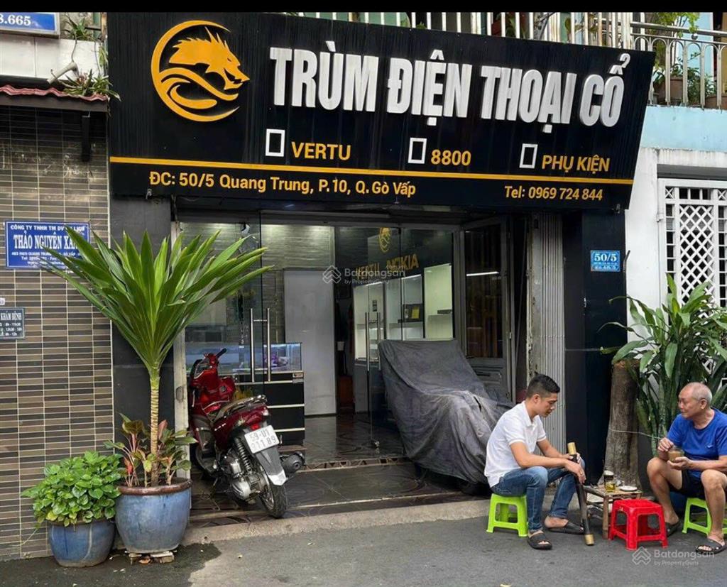 Cho thuê mặt bằng kinh doanh số 50/5 quang trung, phường gò vấp
