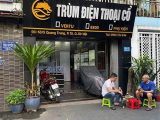 Cho thuê mặt bằng kinh doanh số 50/5 quang trung, phường gò vấp