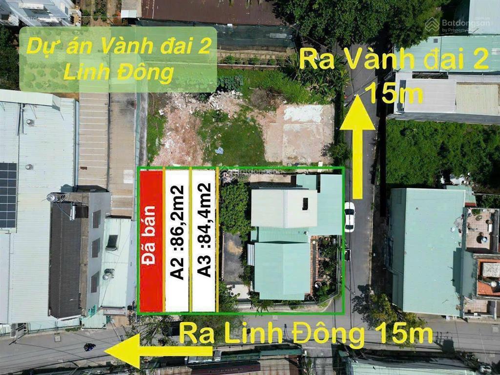 Chính chủ cần bán gấp lô đất vị trí vàng  mặt tiền đường số linh đông (sát tecco tower)