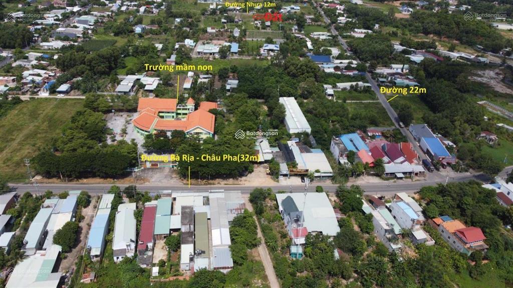 Bán gấp đất 300m2 full thổ cư đối diện ubnd châu pha  sát cao tốc, kcn sonadezi. chỉ 1.3 tỷ/nền