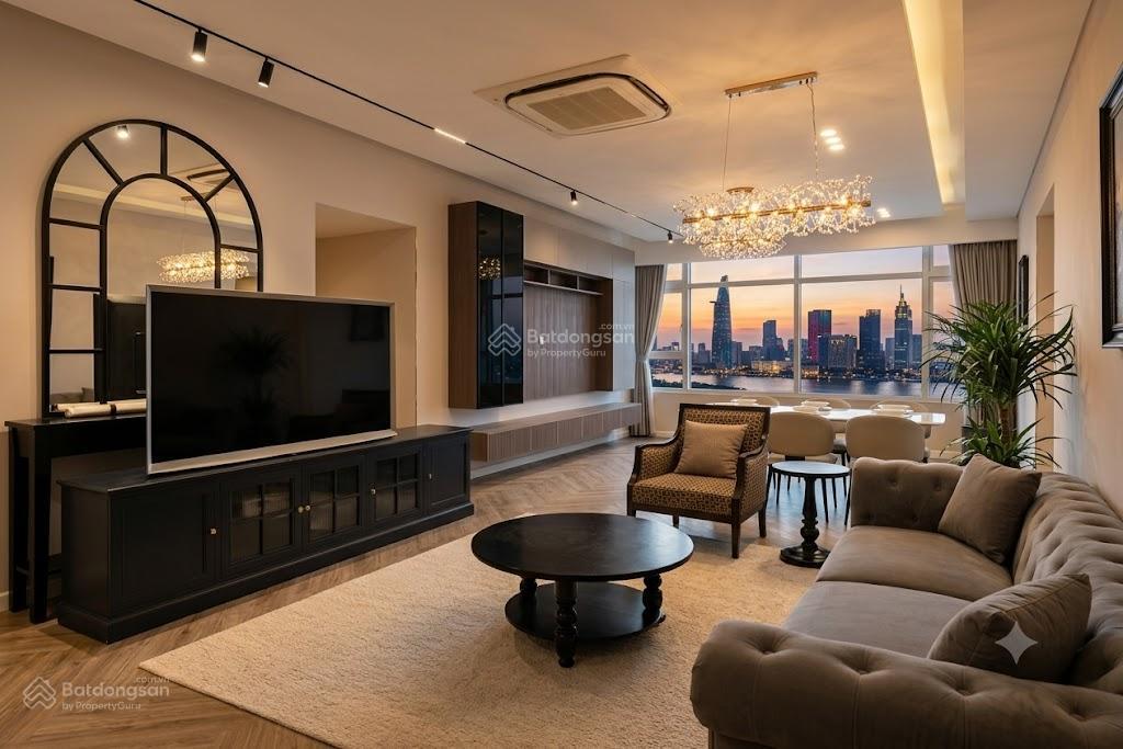 Bán căn góc 3pn đẹp tòa sapphire 1  saigon pearl | view sông sài gòn & trung tâm q1