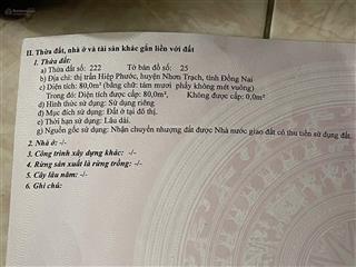 Bán lô đất liền kề tại chợ đêm hiệp phước