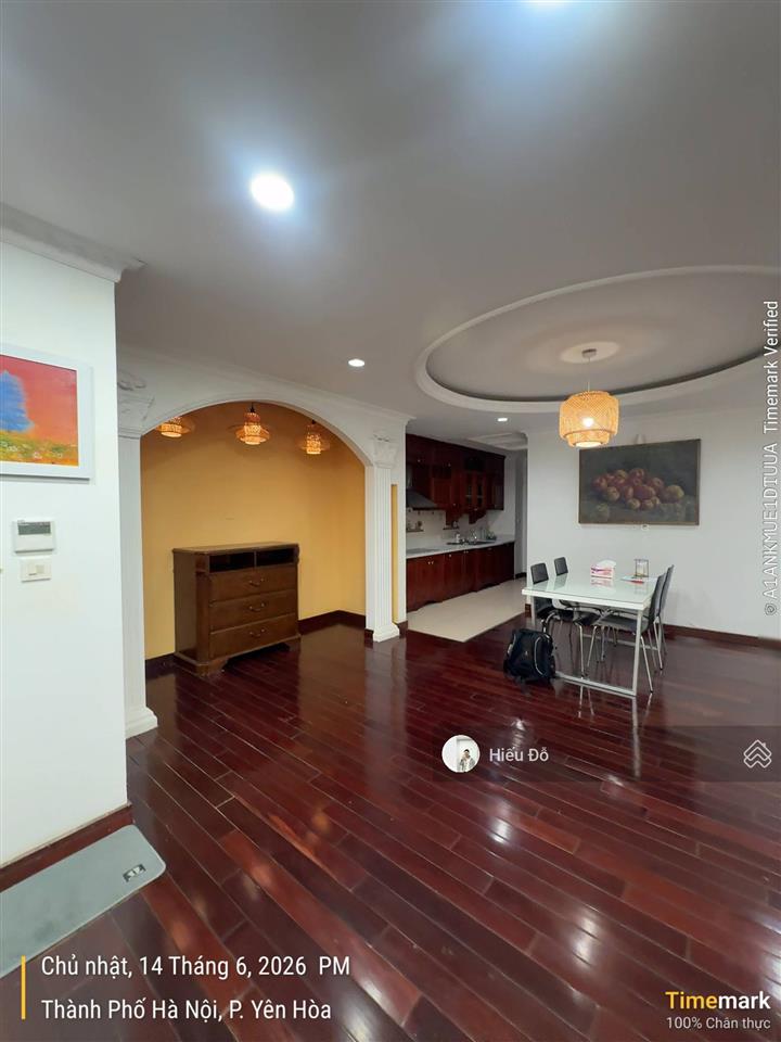 Mandarin garden 172m² 3pn2wc đồ cơ bản cho thuê. bc đông nam