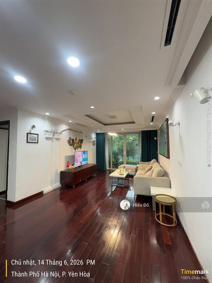 Mandarin garden 172m² 3pn2wc đồ cơ bản cho thuê. bc đông nam