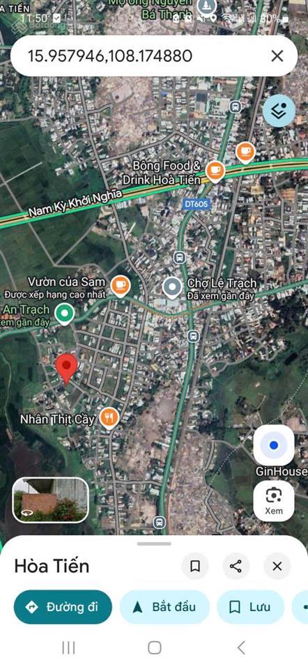 Cho thuê đất ở 150m2 lâu dài (dt = 6mx25m) cách chợ lệ trạch 600m, cho thuê 1 triệu / tháng