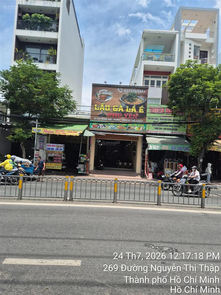 Cho thuê trọn nhà mặt tiền số 265 nguyễn thị thập, quận 7. cho thuê lâu dài, giá 40 triệu / tháng