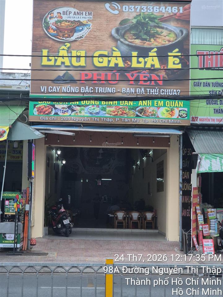 Cho thuê trọn nhà mặt tiền số 265 nguyễn thị thập, quận 7. cho thuê lâu dài, giá 40 triệu / tháng