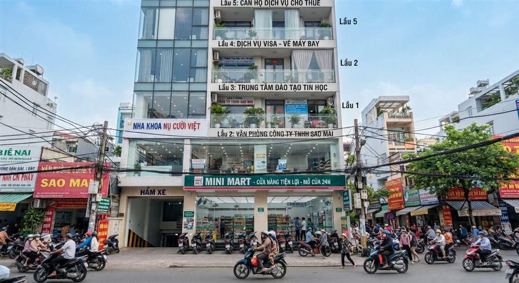 Cho thuê tòa nhà 5 tầng ngang 7m mặt tiền phan đình phùng, đà lạt, chỉ 70 triệu, con đường sầm uất