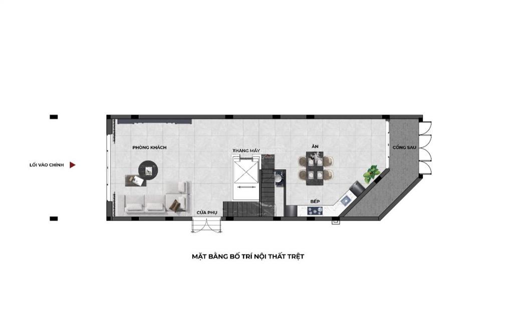 Căn góc 6 x 20, 3 mặt tiền bùi thị xuân, thành phố thủ dầu một