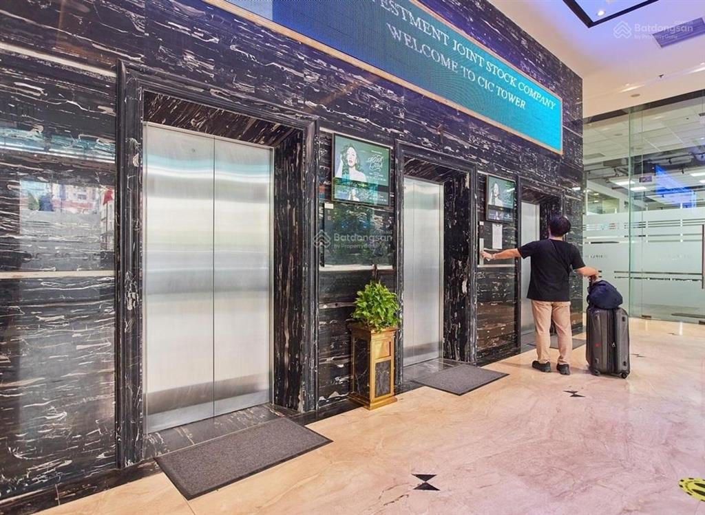 Cho thuê văn phòng trọn gói 15m2 tại cic tower 219 trung kính  giá 14 triệu/th all in one