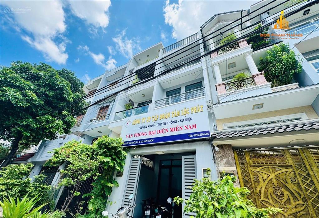 Nhà 2 mặt tiền 1/ xe tải (4x20m, có thang máy nguyễn văn khối ngay công viên làng hoa