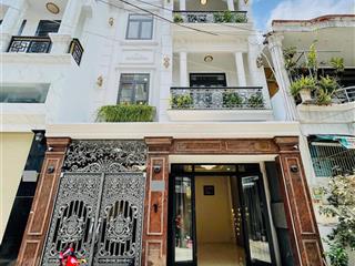 Biệt thự phố có thang máy vị trí siêu đắc địa hẻm xe hơi, 6x12m, 3 lầu, 4pn master, lê văn thọ p9